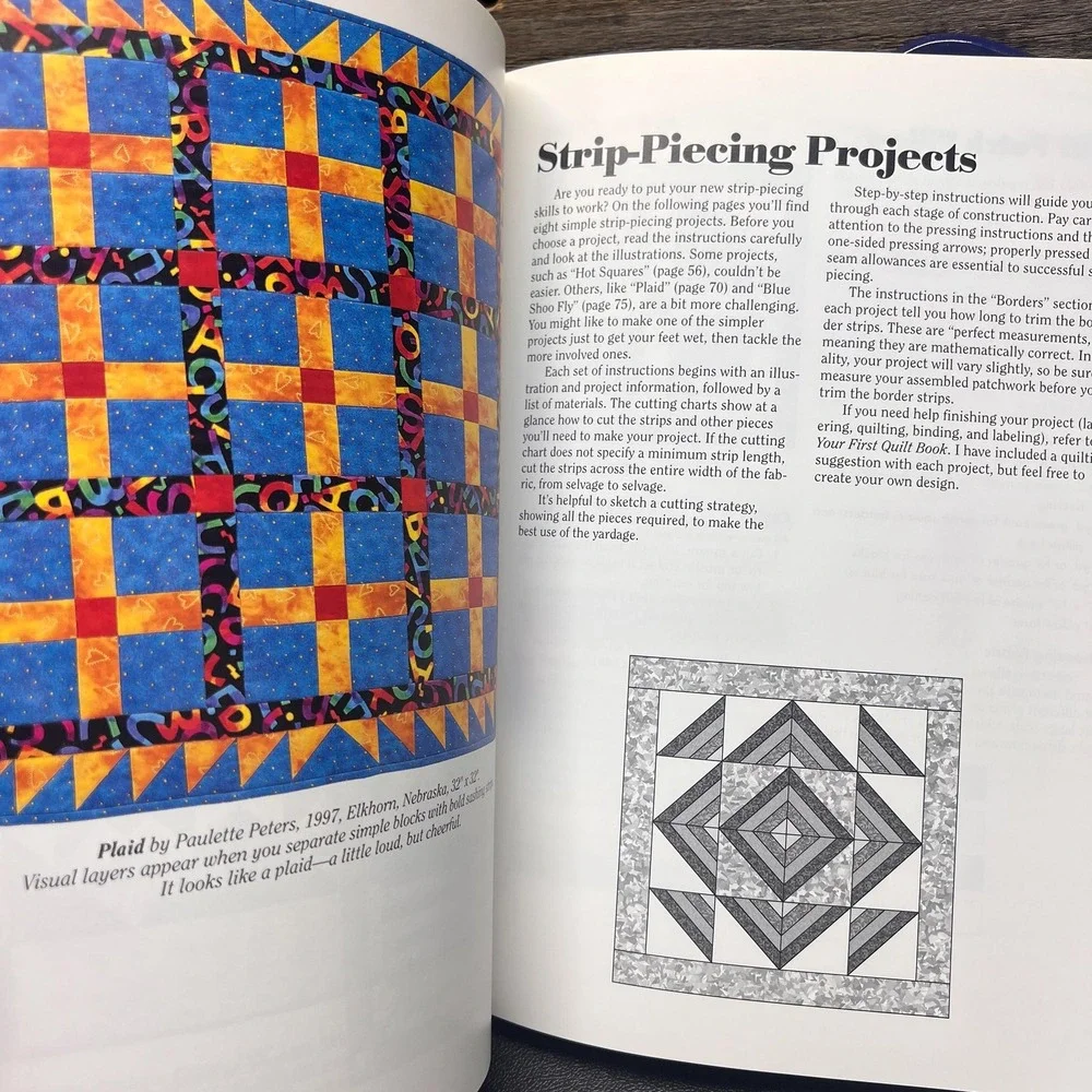 Basic Quiltmaking Techniques‎ for Strip Piecing, Paulette Peters Quilting Guide